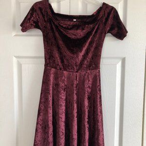 Xhilaration - maroon dress
